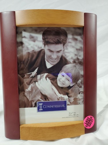 Vintage Connoisseur 3.5x5 4x6 5x7 Block Color Wooden Decorative Photo Frame - Picture 4 of 11