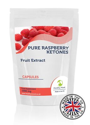 Raspberry 1000mg Capsules Weight Loss x 90 Healthy Mood