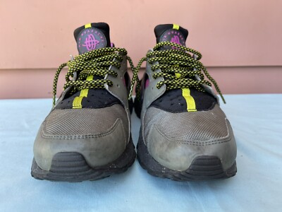 NIKE AIR HUARACHE RUN RIVER ROCK CACTUS MEN US 10 RUNNING 