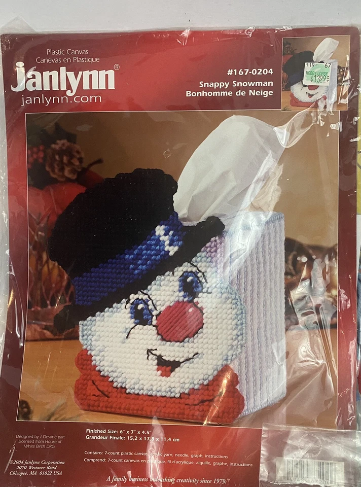 5 VINTAGE WonderArt Bucilla Janlynn Columbia Minerva Needlepoint Kits SEALED - Image 2 of 4