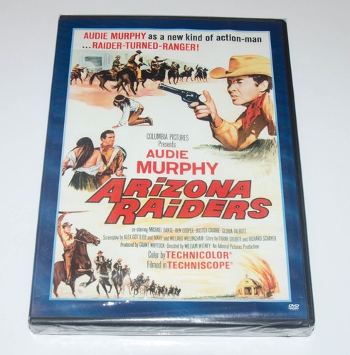 Arizona Raiders (DVD, 1965) - Columbia Pictures - Audie Murphy NEW SEALED S1 - 第 1/2 張圖片
