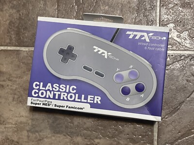 TTX SNES Classic Controller for Super Nintendo Systems BRAND NEW