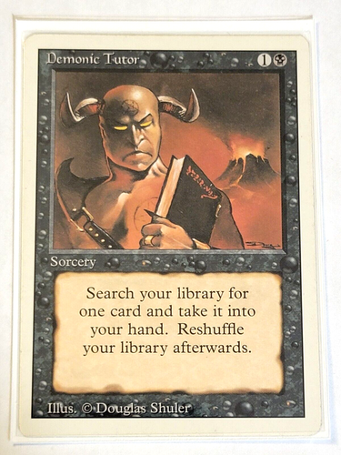 DEMONIC TUTOR MP *REVISED*