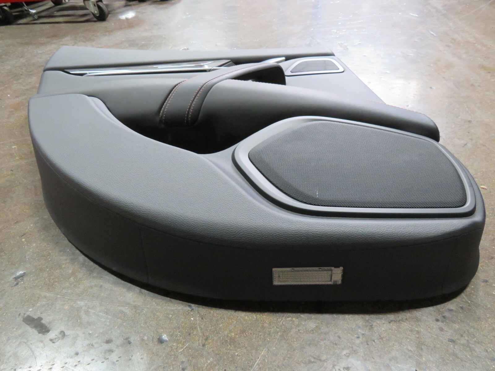 Maserati Ghibli, LH, Left, Rear Door Trim Panel, Black, Used, P/N 6700189580