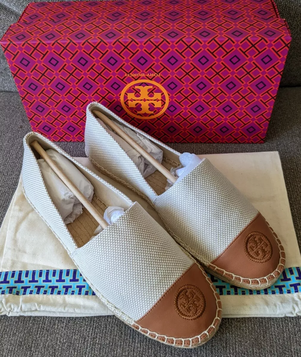 Tory burch cheap leather espadrilles