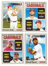 2019 Topps Heritage  (Base 1-400) - ST LOUIS CARDINALS Team Set w/ Adolis Garcia