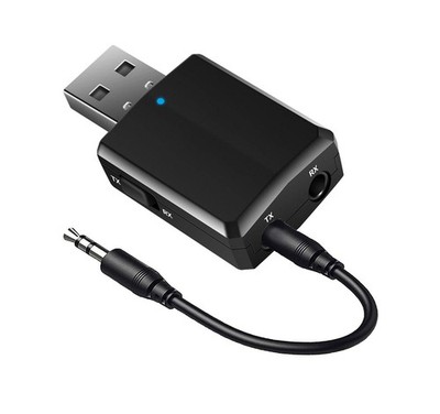USB Bluetooth Audio Transmitter Receiver, 3 in 1 HiFi Wireless Audio Adapter,...