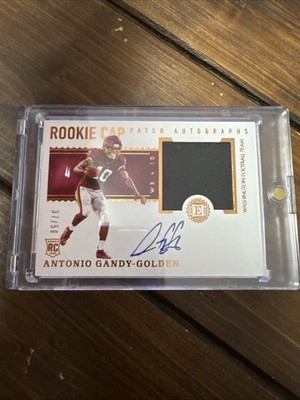 Panini 2020 Encased Football - Antonio Gandy Golden - Auto Patch - RC Cap - /50