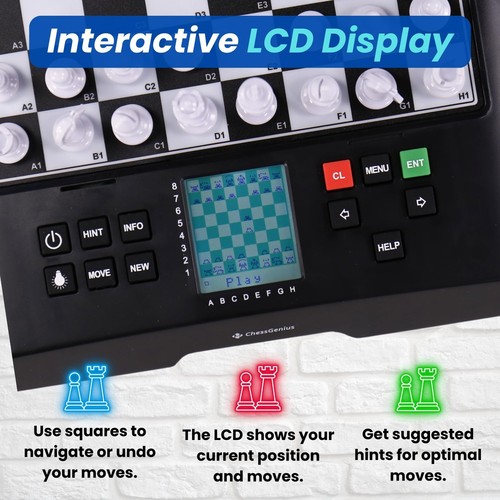 ChessGenius - Advanced Electronic Chess Board with Customizable Difficulty - ... - Picture 3 of 9