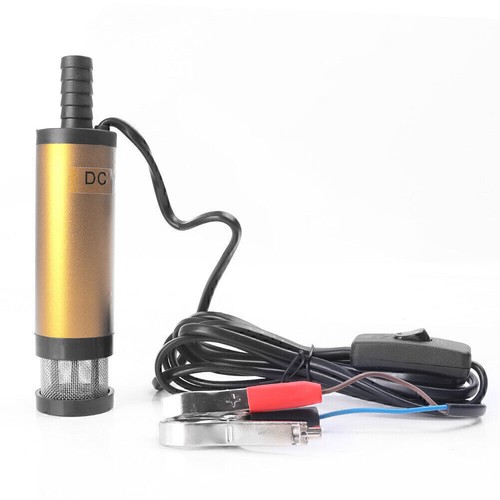 Aluminum Diesel Fuel Pump Submersible Transfer Vessel Water Oil Auto DC 12V - Picture 3 of 12