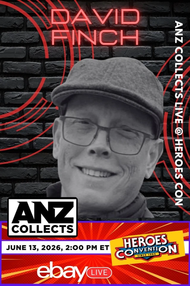 AnZ LIVE @ HeroesCon 2026 with David Finch!