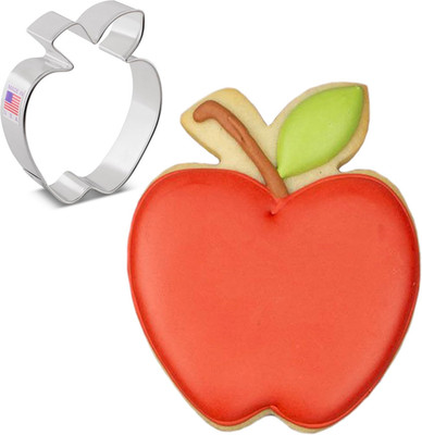 Keksausstecher Apfel, Apfelform, 8,9 cm - Ausstechformen von Ann Clark USA
