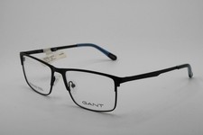 NEW GANT GA 3128 002 GUNMETAL BLUE CLEAR BLACK AUTHENTIC EYEGLASSES 57-17