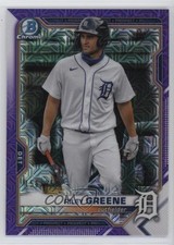 2021 Bowman Chrome Prospects Mega Box Purple Mojo Refractor Riley Greene 1nr3