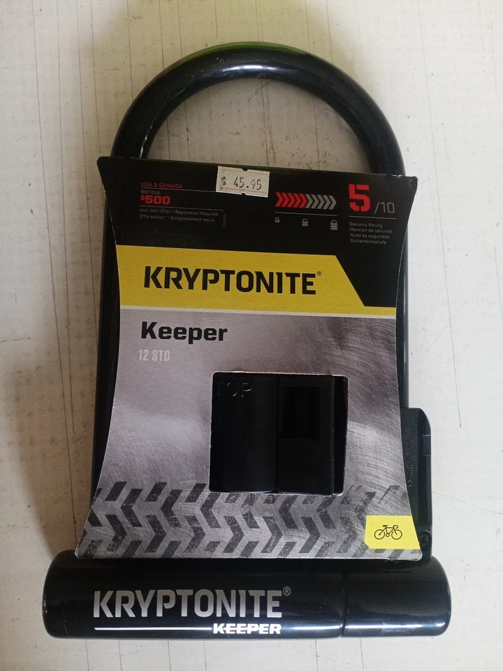 Kryptonite Keeper  Bicycle 12 STD U-Lock/New  - Image 2 of 3