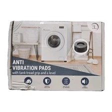 Eleon Shock Absorbing Pads Anti Vibration Washing Machine or Dryer with Level