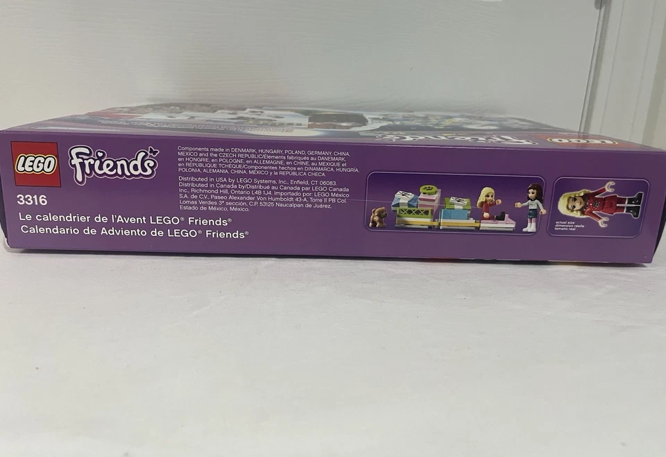 LEGO FRIENDS 3316 Advent Calendar 24 Gifts Countdown To Christmas Mini Figs 2012 - Image 4 of 4