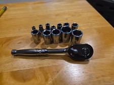 13pc SNAP-ON 1/4" Drive Socket Set. 6pt