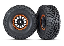 Traxxas 8474-ORNG - BFGoodrich Pre-Glued Tires on Method Race Wheels, Orange 2 