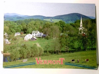 Vermont / USA. Alte Ansichtskarte / Postkarte farbig, gel. ca 90ger Jahre. Ortsa