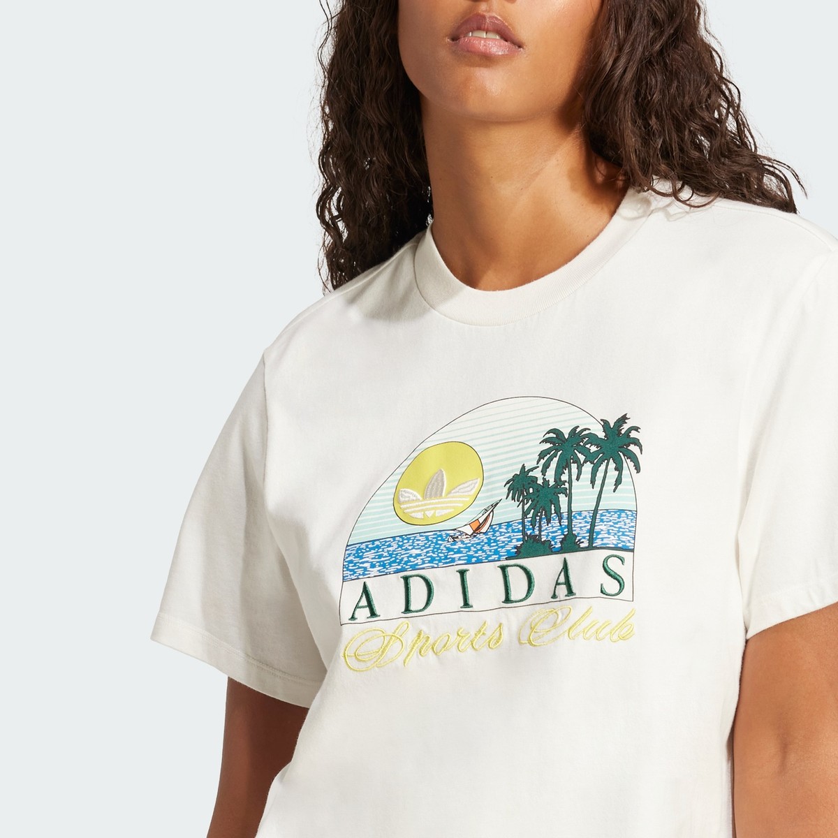 adidas Trefoil Series Island Club Loose Tee Women's T-Shirts
