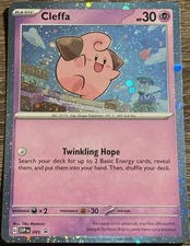 CLEFFA SVP 095 Temporal Forces Blister Cosmos Promo Pokemon Card NM/M (L)