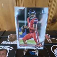 Bowman 1st Bowman Malik Willis #08 Liberty Flames NCAA Football Card