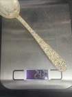 S. Kirk & Son Sterling Silver Repousse Tablespoon Serving Spoon 8-1/2” Antique