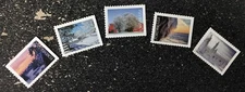 2025USA Forever Winter Landscapes - Set of 5 Singles From Booklet  Mint