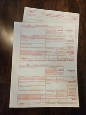 2025 IRS Tax Form Package-Two 1099-OID LASER, 1 Form 1096 -- No Envelopes