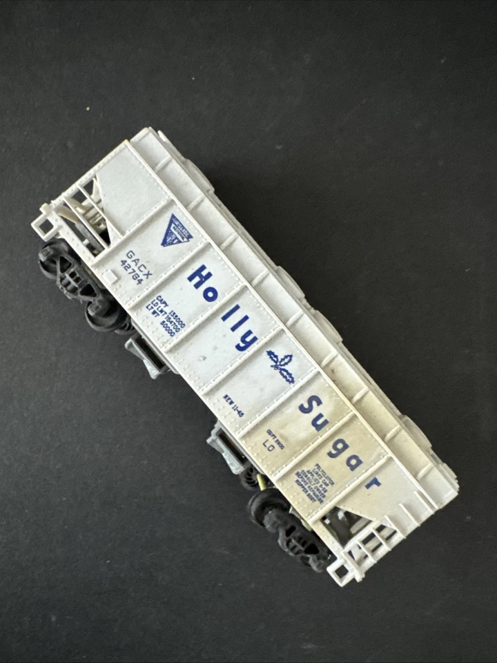 TYCO HO Scale Covered Hopper Car "Operating" Holly Sugar - Original Box - Image 3 of 4