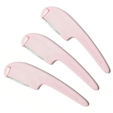 Tweezerman Prep & Plane Facial Razors - Pink 3 Count | 1026-R