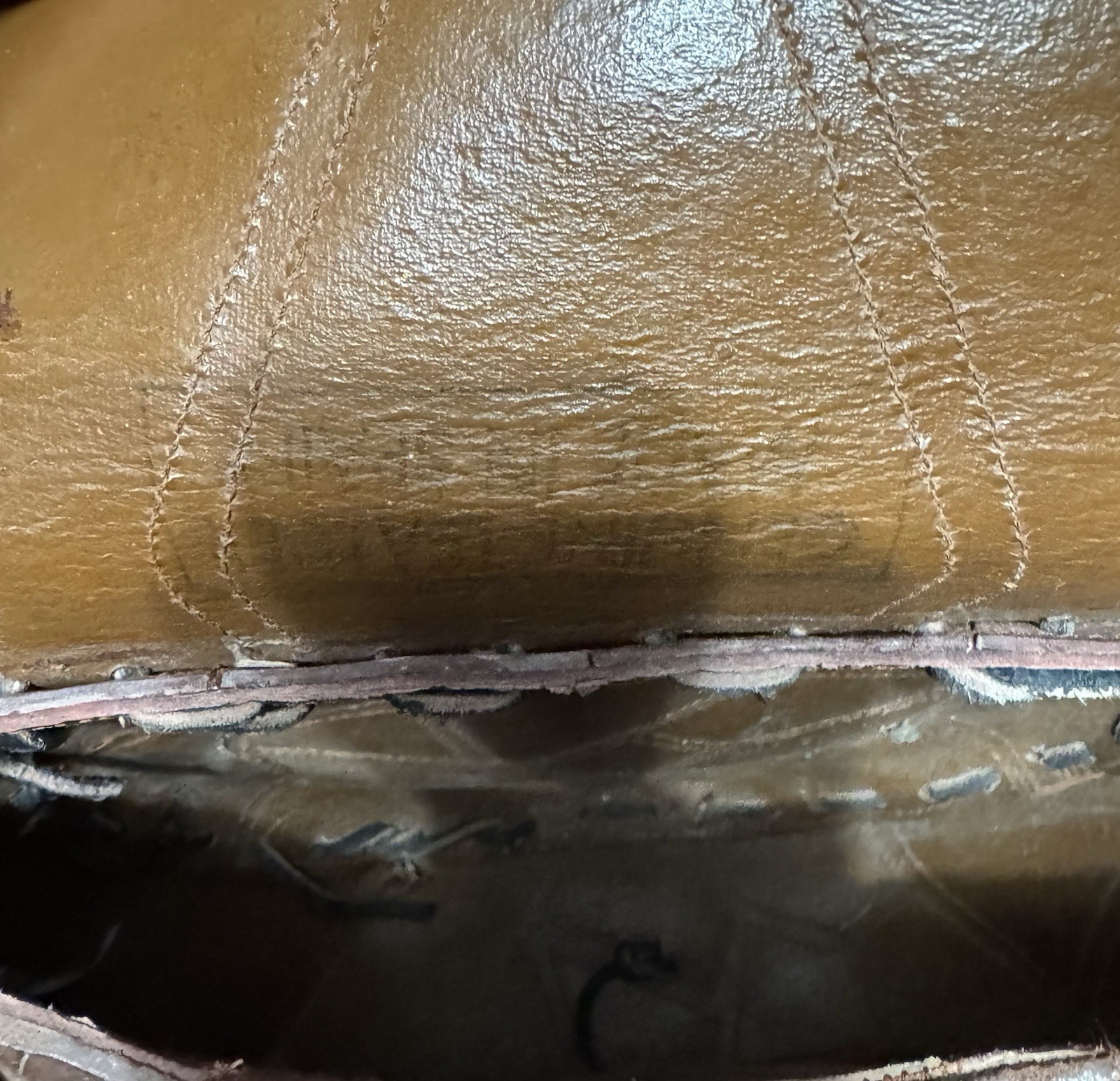 Handcrafted Patchwork Shoulder Bag Purse Genuine … - image 10