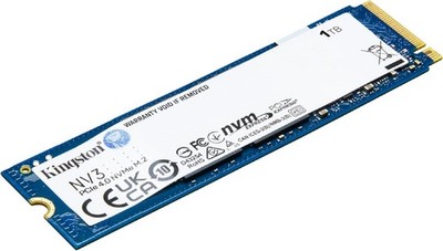 Kingston NV3 1 TB Interne SSD, SNV3S/1000G, M.2 2280, NVMe PCIe 4.0, Festplatte