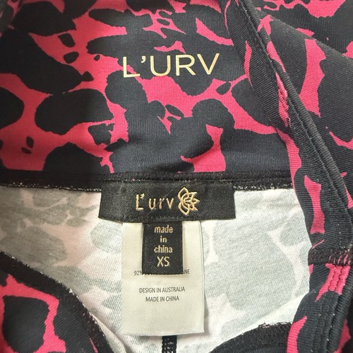 L'urv women's 7/8 leggings activewear pants Tortoise Dream hot pink Size XS NWT - Picture 7 of 10