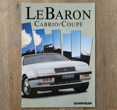 Chrysler LeBaron V6 Cabrio/Coupe III Prospekt/brochure/folleto/opuscolo/broszura - Bild 1 von 4