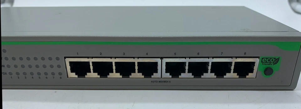 Allied Telesis AT-FS708 8 Port Fast Ethernet Switch No PSU w/ FREE SHIPPING - Image 3 of 4