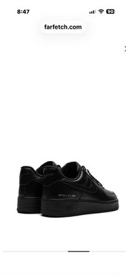Nike x 1017 Alyx 9SM Air Force 1 Low SP Black FJ4908-001 [Men SZ