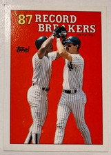 1988 Don Mattingly Topps 87 Record Breakers # 2