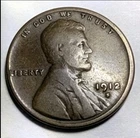 1912 S ~ LINCOLN WHEAT CENT ~ VG