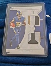 2021 National Treasures TuTu Atwell rookie dual jersey patch relics 15/25 RAMS 