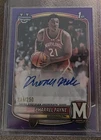 2025-26 BOWMAN CHROME 1ST AUTO PHARREL PAYNE PURPLE 234/250 Maryland