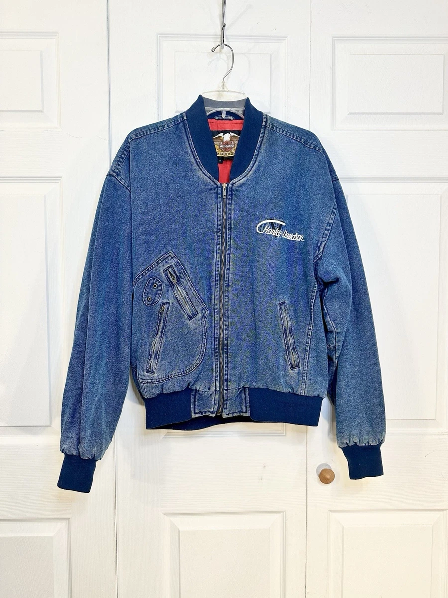 harley davidson bomber jacket products for sale | eBay