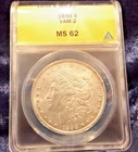 1898-P   MORGAN DOLLAR    *BRIGHT WHITE*    MS-62    VAM-2   DIFFICULT TO FIND!