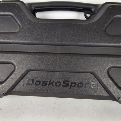 DoskoSport Single Rifle Hard Case - Black Plastic Rifle Case