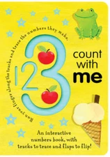 1 2 3 Count with Me (Trace-and-Flip Fun!) - Board book By Georgie Birkett - GOOD