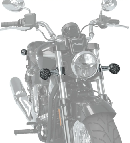 NEW Indian Scout Classic Smoked Turn Signals 2890296-156 - Picture 3 of 5