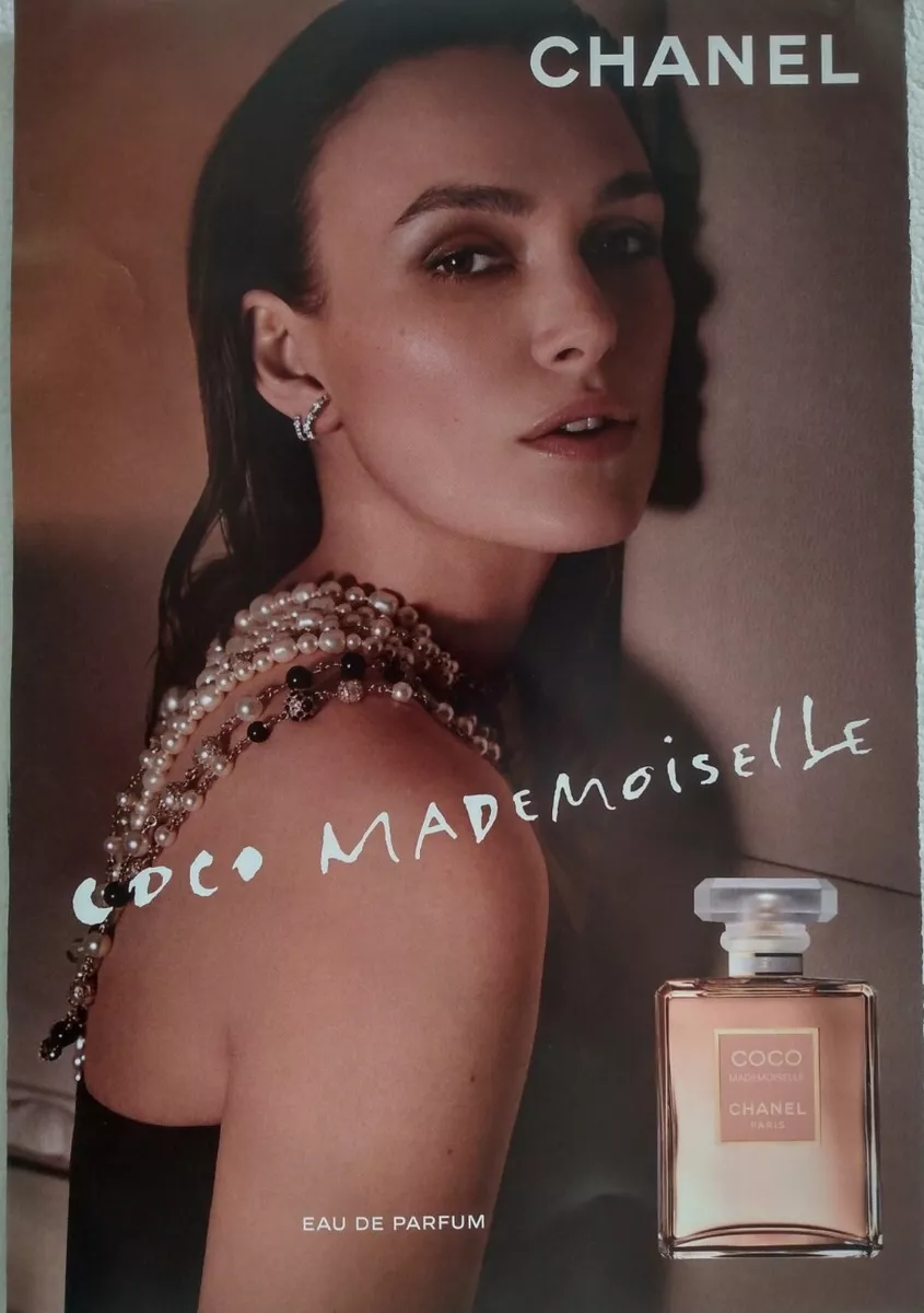 2022 Chanel Paris Parfum Coco Mademoiselle Print Ad Gorgeous Model FRAME IT!