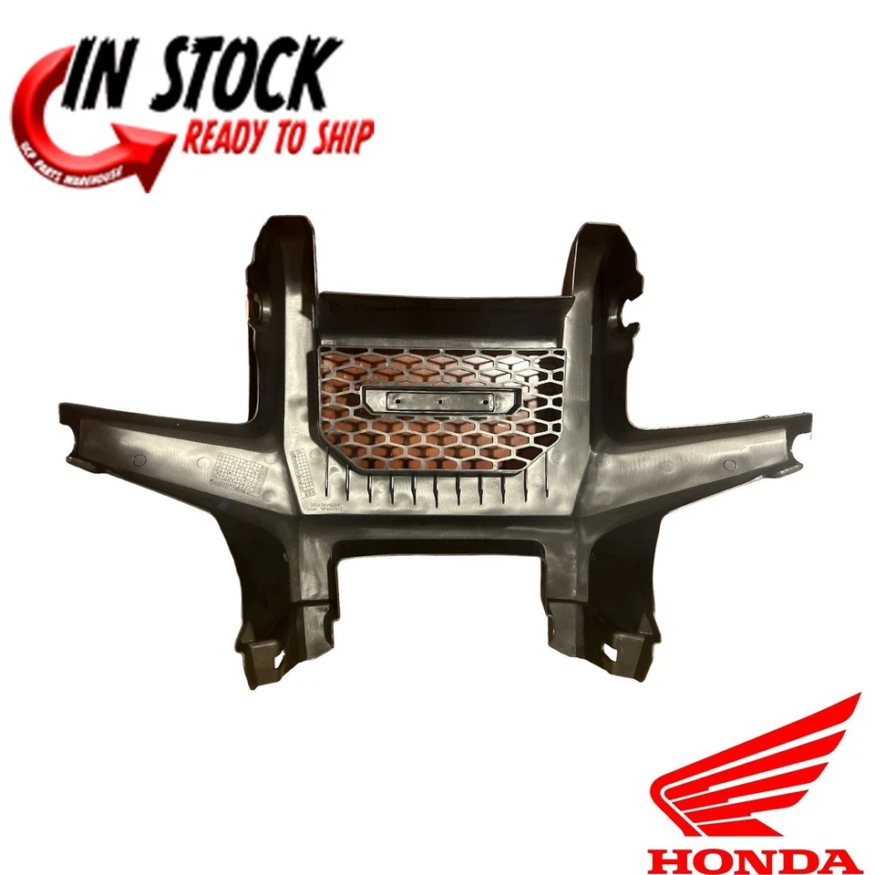 HONDA FRONT BUMPER PLASTIC GUARD (DARK GRAY) 12-2013 TRX500 FOREMAN OEM GENUINE - Image 2 of 4
