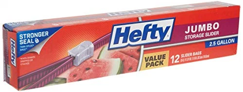 Hefty Slider Storage Bags, Gallon Size, 66 Count